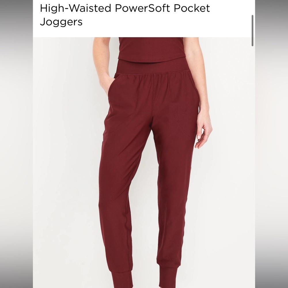 160. ORANGE High Waisted Powersoft Jogger